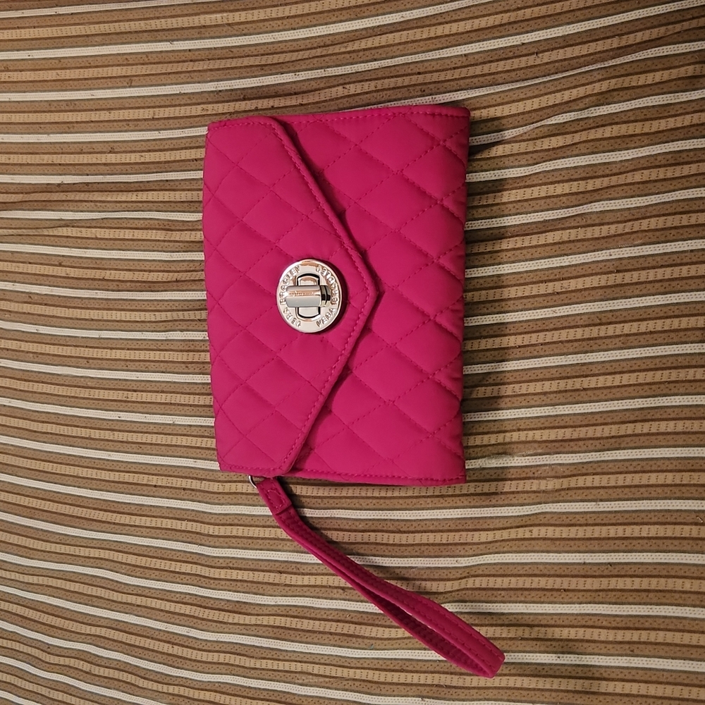 Pink Vera Bradley Wristlet